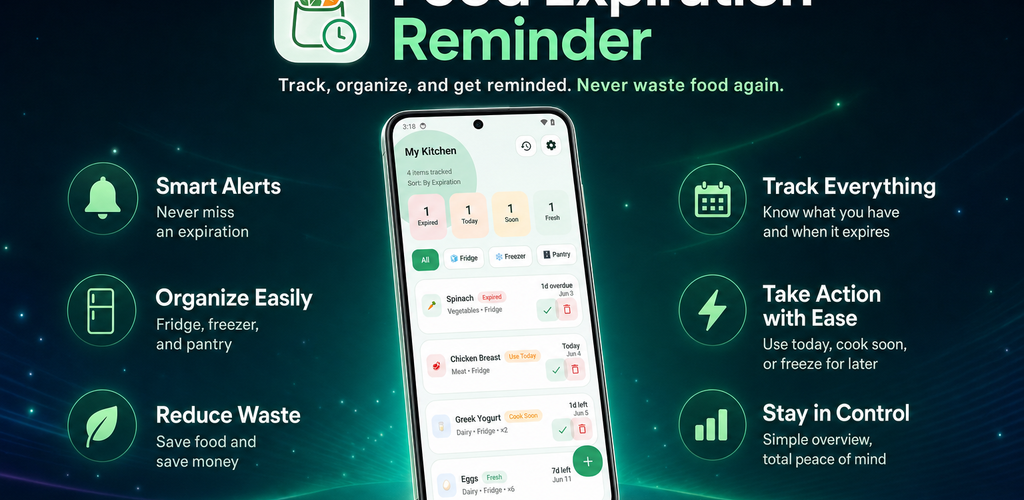 Food Expiration Reminder banner